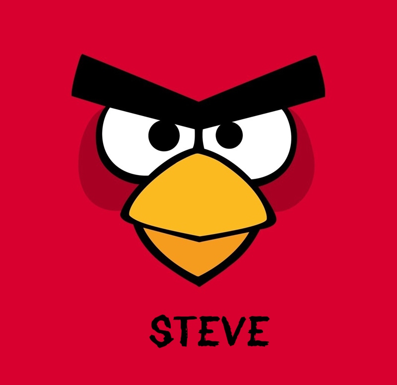 Bilder von Angry Birds namens Steve