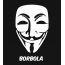 Bilder anonyme Maske namens Borbola