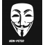Bilder anonyme Maske namens Hein-Peter
