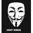 Bilder anonyme Maske namens Horst-Manuel