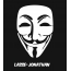 Bilder anonyme Maske namens Lasse-Jonathan