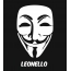 Bilder anonyme Maske namens Leonello