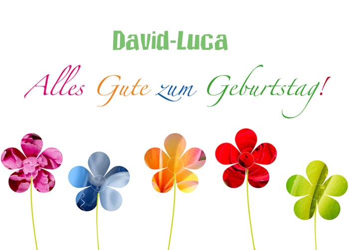 Bilder zum geburtstag fr David-Luca