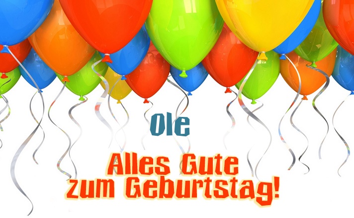 Alles Gute zum Geburtstag Ole