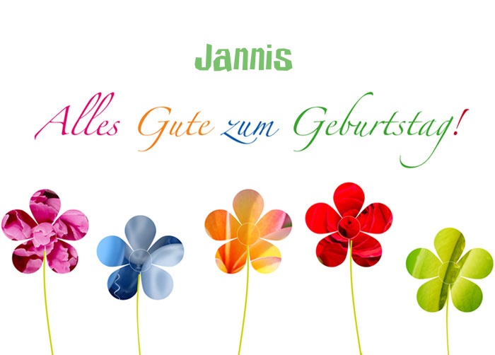 Bilder zum geburtstag fr Jannis