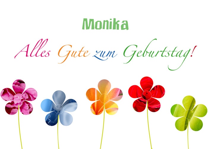 Bilder zum geburtstag fr Monika