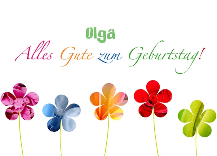 Bilder zum geburtstag fr Olga