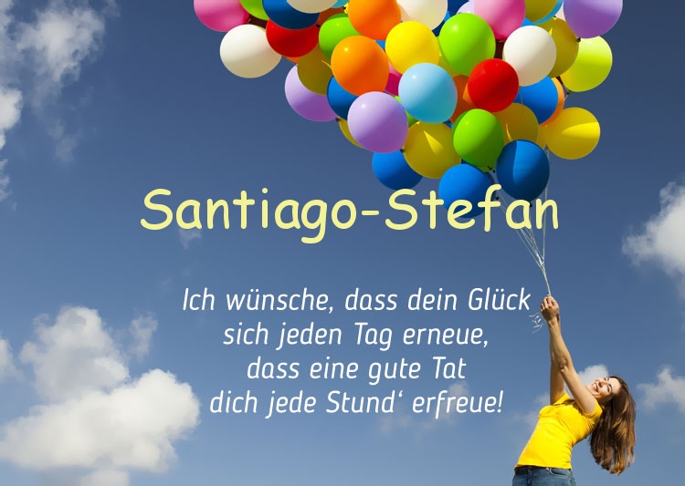 Gedicht zum geburtstag fr Santiago-Stefan