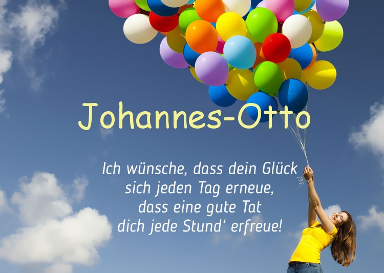 Gedicht zum geburtstag fr Johannes-Otto