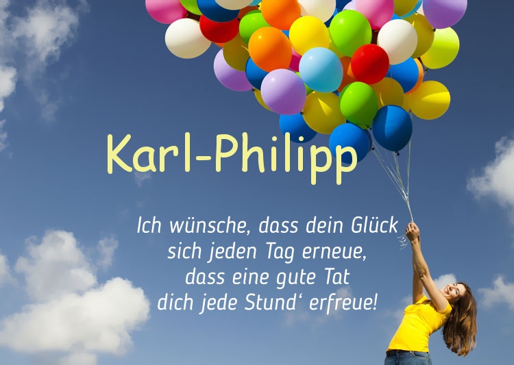 Gedicht zum geburtstag fr Karl-Philipp