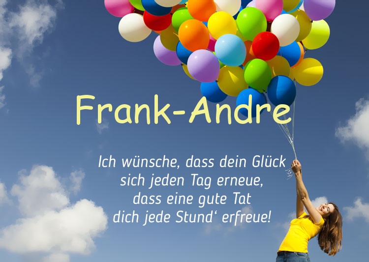 Gedicht zum geburtstag fr Frank-Andre