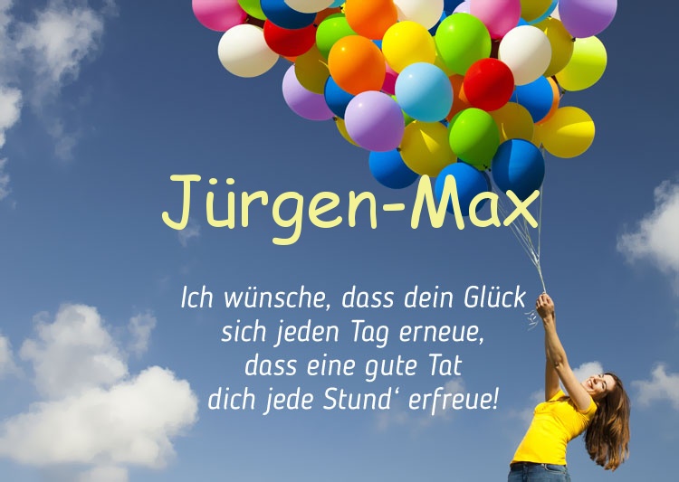 Gedicht zum geburtstag fr Jrgen-Max