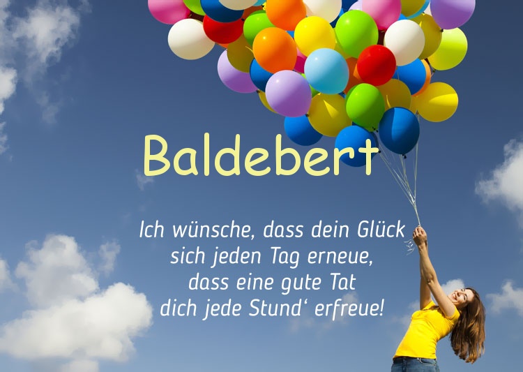 Gedicht zum geburtstag fr Baldebert