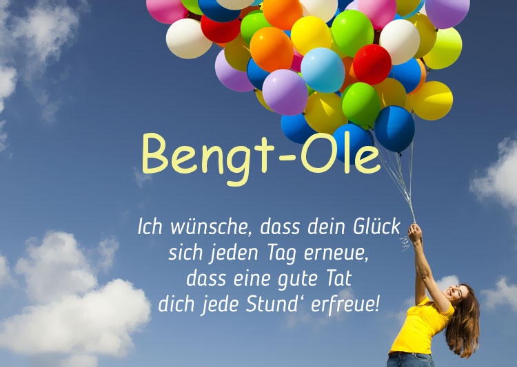 Gedicht zum geburtstag fr Bengt-Ole