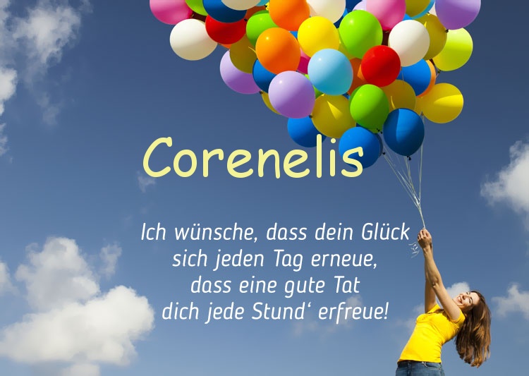 Gedicht zum geburtstag fr Corenelis