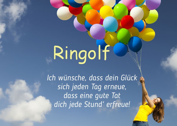 Gedicht zum geburtstag fr Ringolf