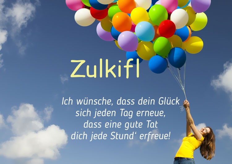 Gedicht zum geburtstag fr Zulkifl