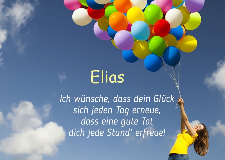 Gedicht zum geburtstag fr Elias