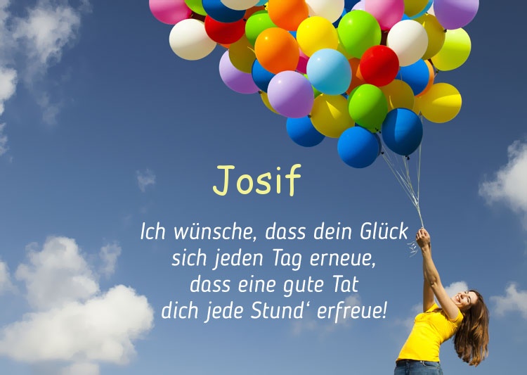 Gedicht zum geburtstag fr Josif