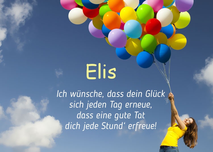 Gedicht zum geburtstag fr Elis