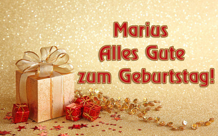 Marius, Alles Gute zum Geburtstag! Marius, Alles Gute zum Geburtstag!