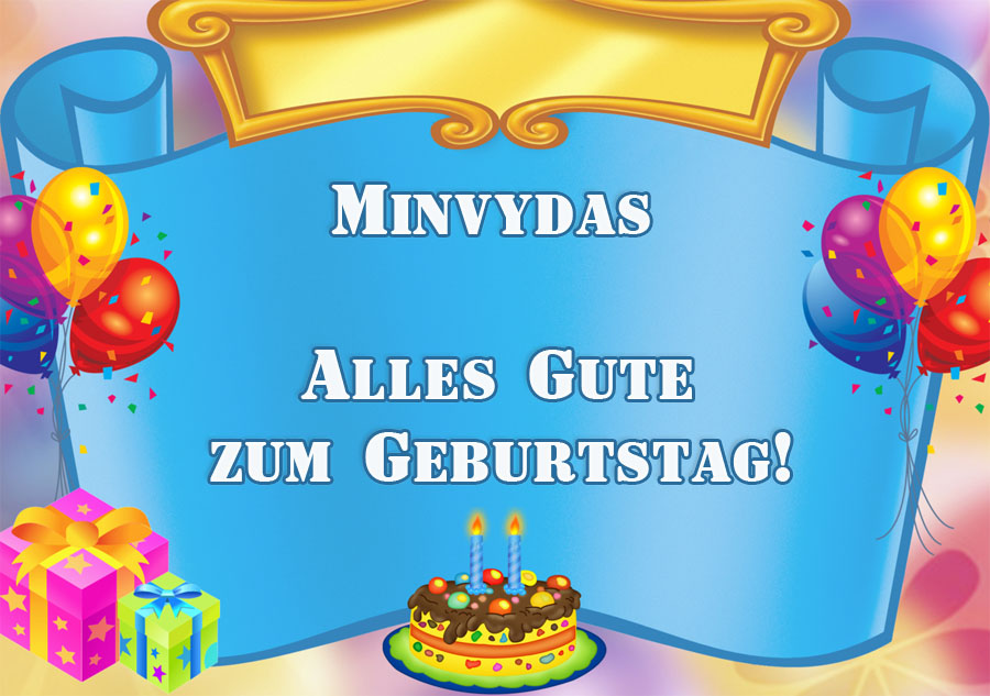 Minvydas - Alles Gute zum Geburtstag - bild Minvydas - Alles Gute zum Geburtstag - bild