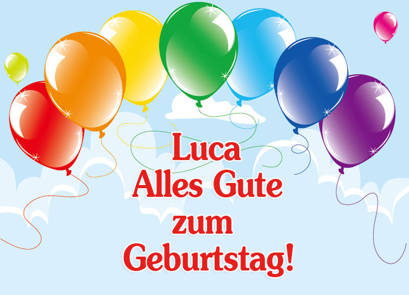 Luca, Alles Gute zum Geburtstag!