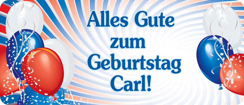 Alles Gute zum Geburtstag, Carl!