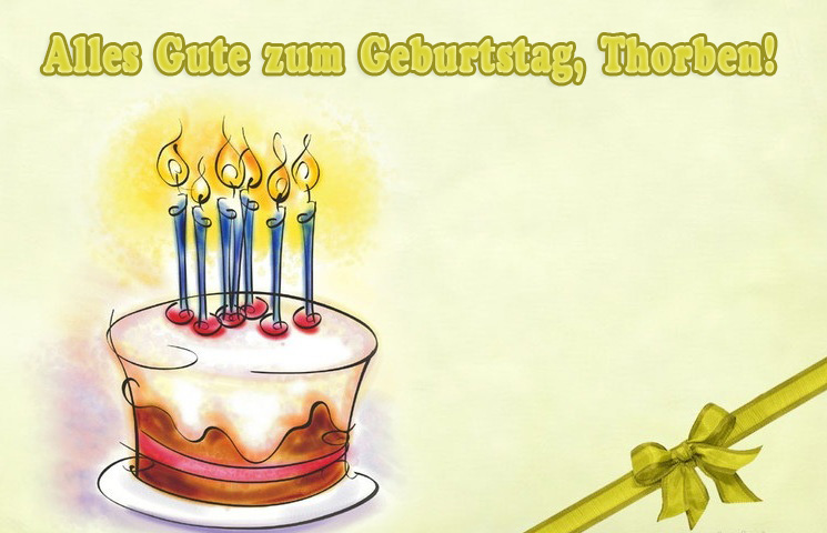 Alles Gute zum Geburtstag, Thorben!