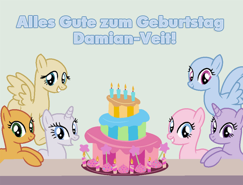 Alles Gute zum Geburtstag, Damian-Veit!
