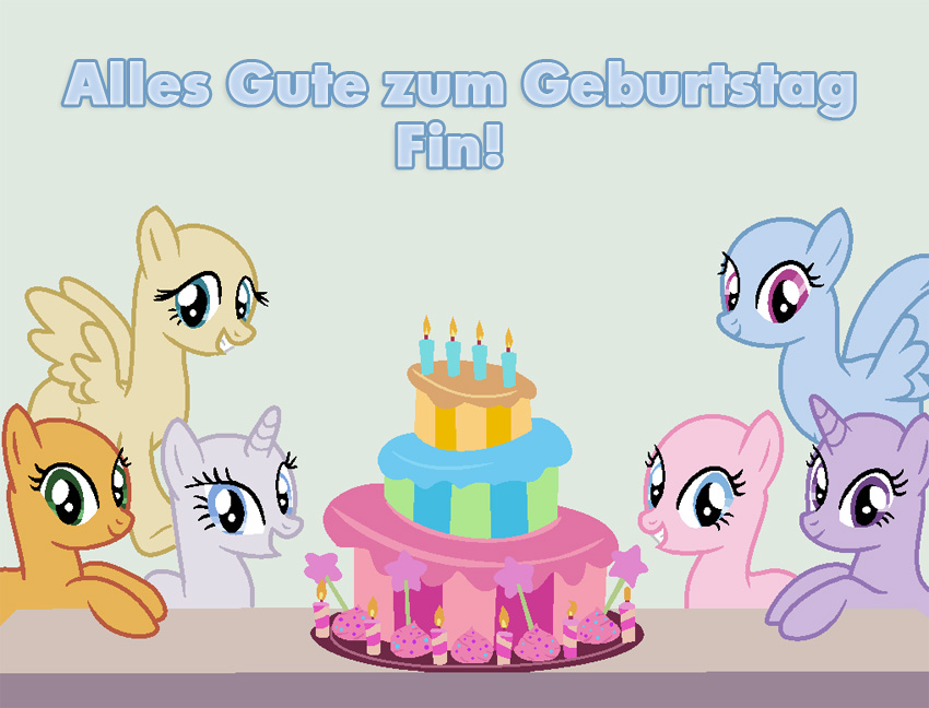 Alles Gute zum Geburtstag, Fin! Alles Gute zum Geburtstag, Fin!