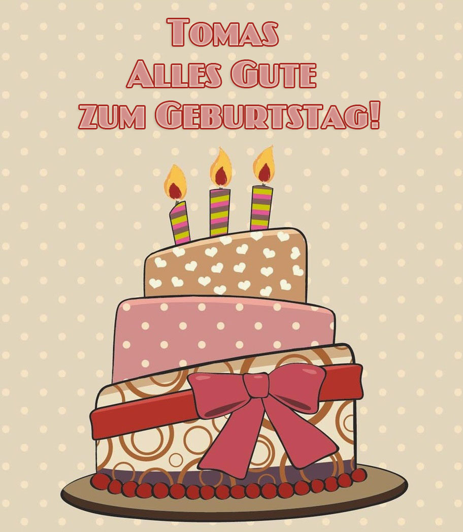 Alles Gute zum Geburtstag, Tomas!