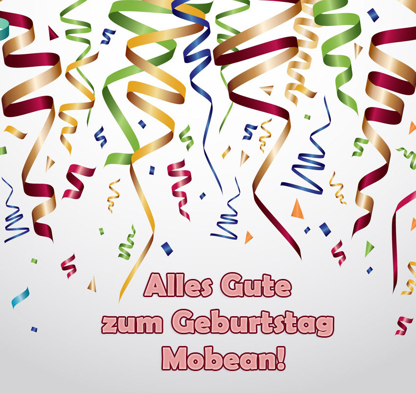 Alles Gute zum Geburtstag, Mobean! Alles Gute zum Geburtstag, Mobean!