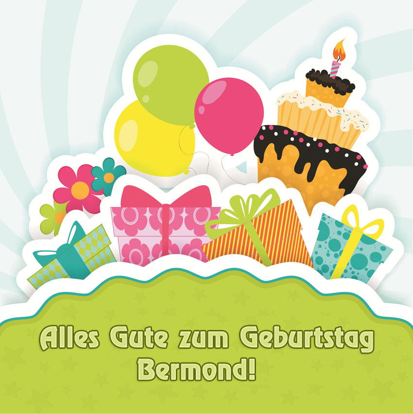 Alles Gute zum Geburtstag, Bermond!