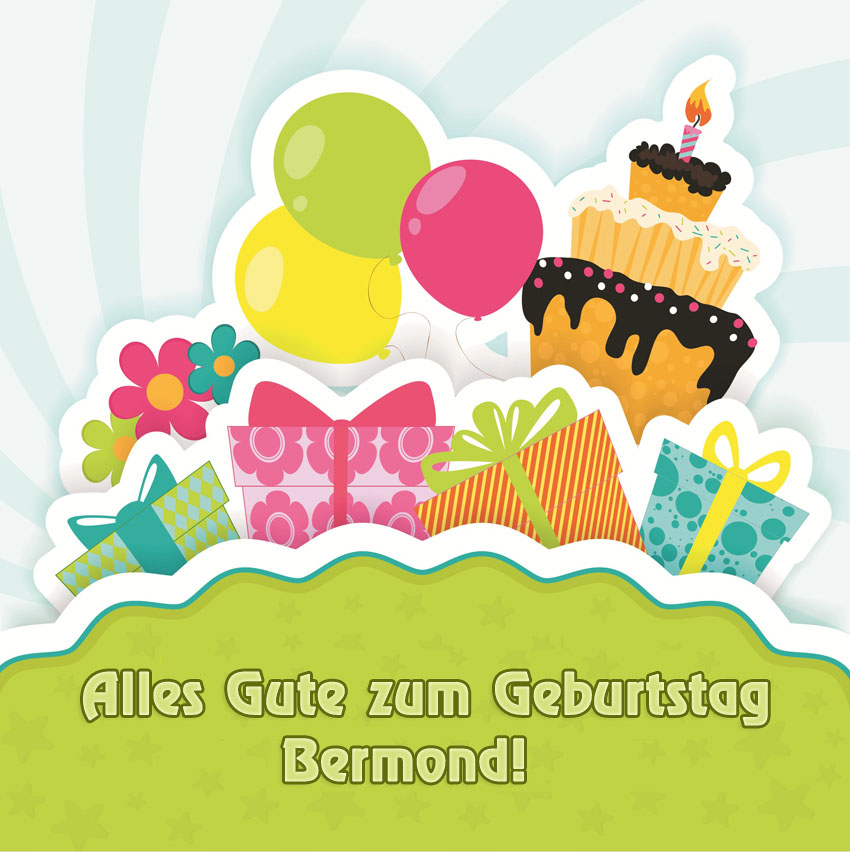 Alles Gute zum Geburtstag, Bermond!