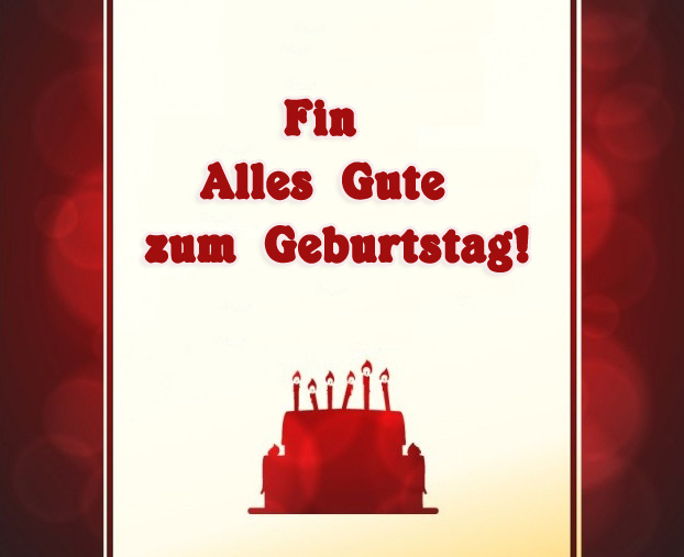 Alles Gute zum Geburtstag, Fin! Alles Gute zum Geburtstag, Fin!