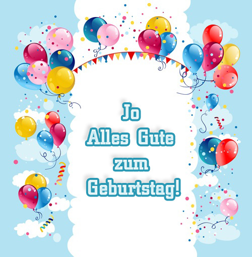 Alles Gute zum Geburtstag, Jo!