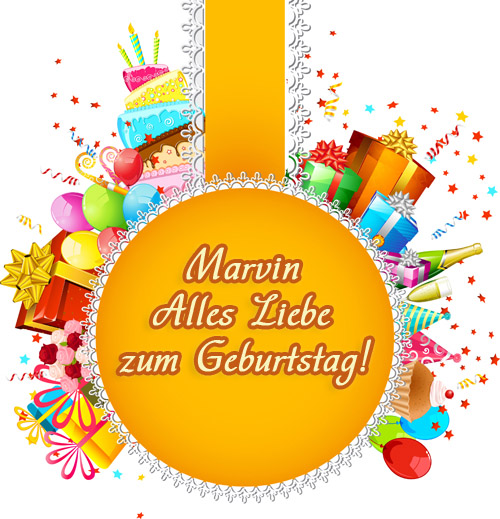Marvin, Alles Liebe zum Geburtstag! Marvin, Alles Liebe zum Geburtstag!