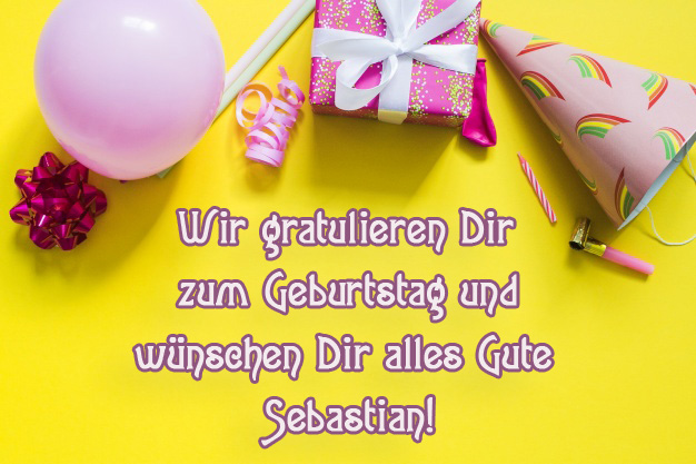 Sebastian, wier gratuliere Dir zum Geburtstag!