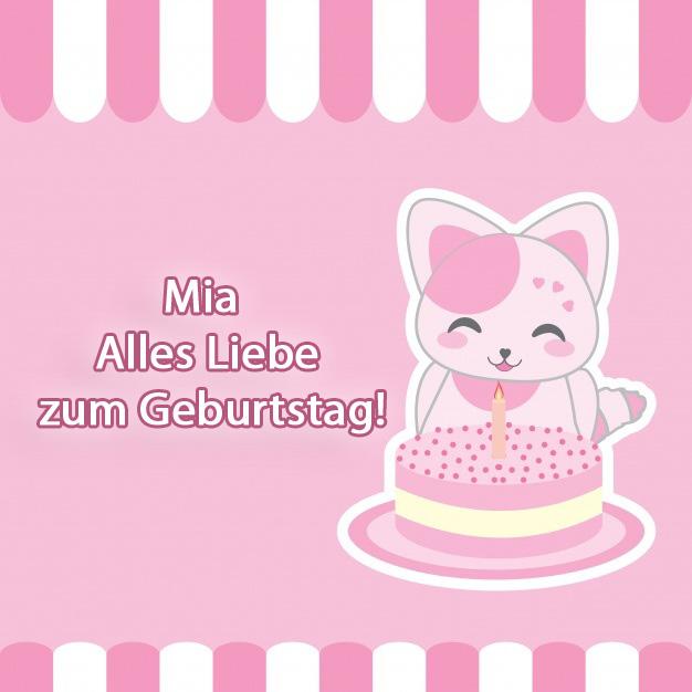 Mia, Alles Liebe zum Geburtstag!