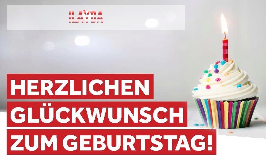 Herzlichen Glckwunsch zum Geburtstag fr Ilayda