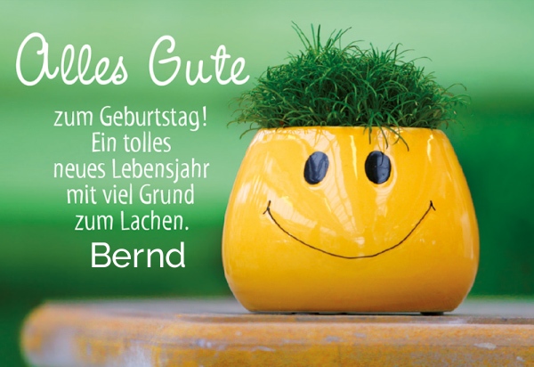 Ein tolles neues Lebensjahr fr Bernd!