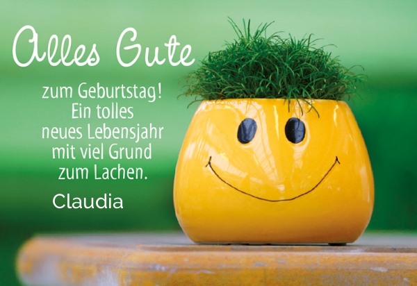 Ein tolles neues Lebensjahr fr Claudia!