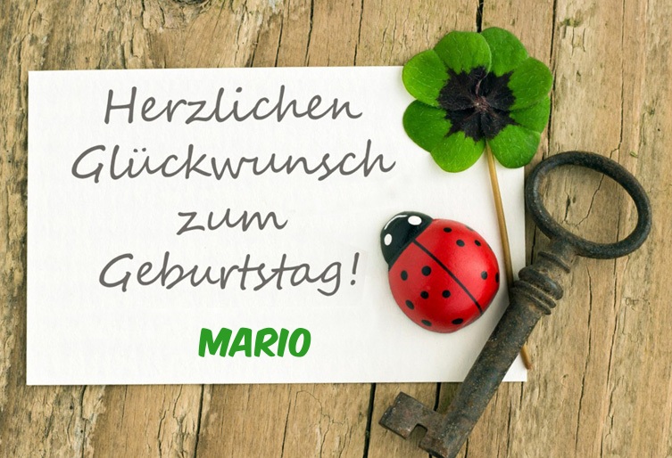 Mario, Herzlichen Glckwunsch zum Geburtstag!