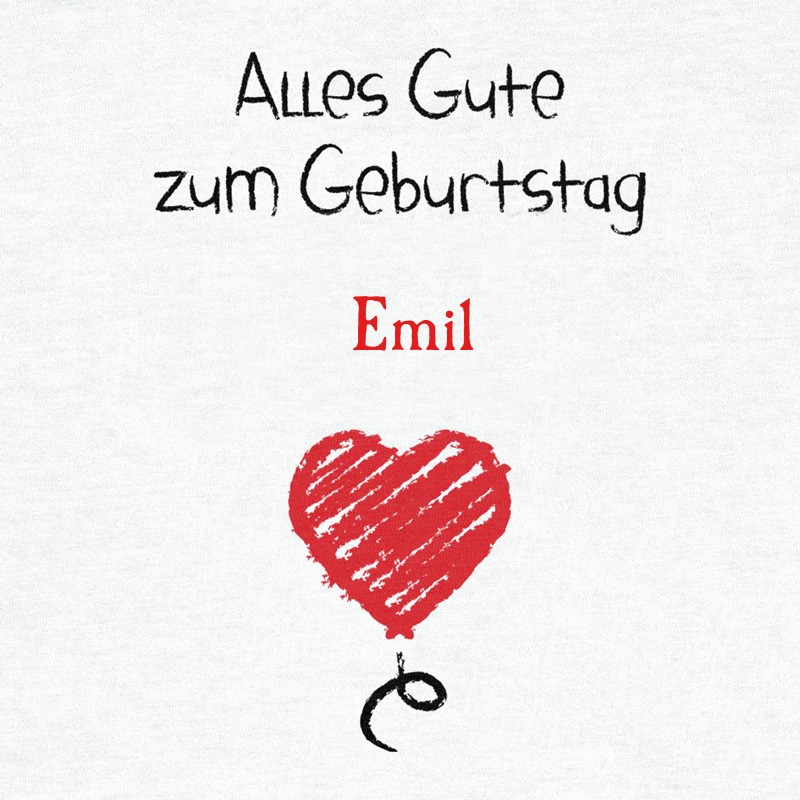 Herzlichen Glückwunsch zum Geburtstag, Emil Herzlichen Glückwunsch zum Geburtstag, Emil