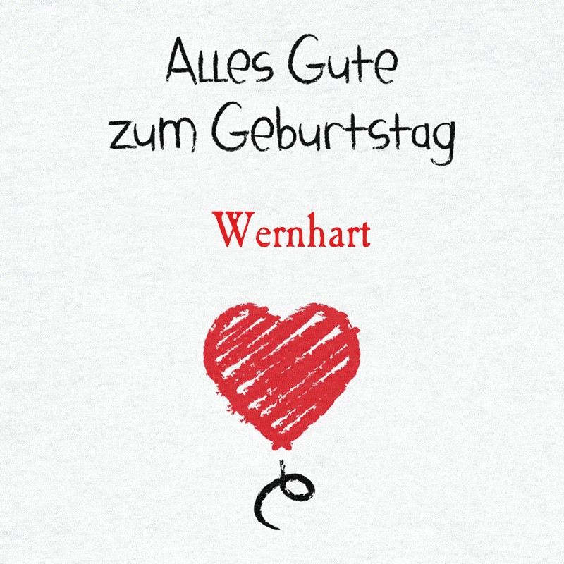 Herzlichen Glückwunsch zum Geburtstag, Wernhart Herzlichen Glückwunsch zum Geburtstag, Wernhart