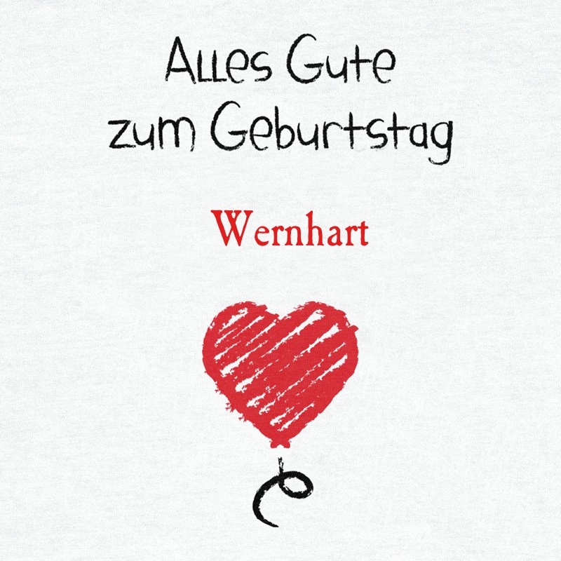 Herzlichen Glckwunsch zum Geburtstag, Wernhart