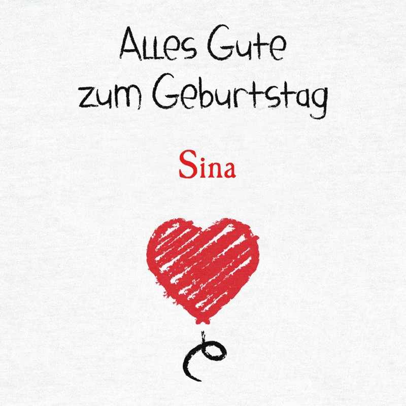 Herzlichen Glckwunsch zum Geburtstag, Sina