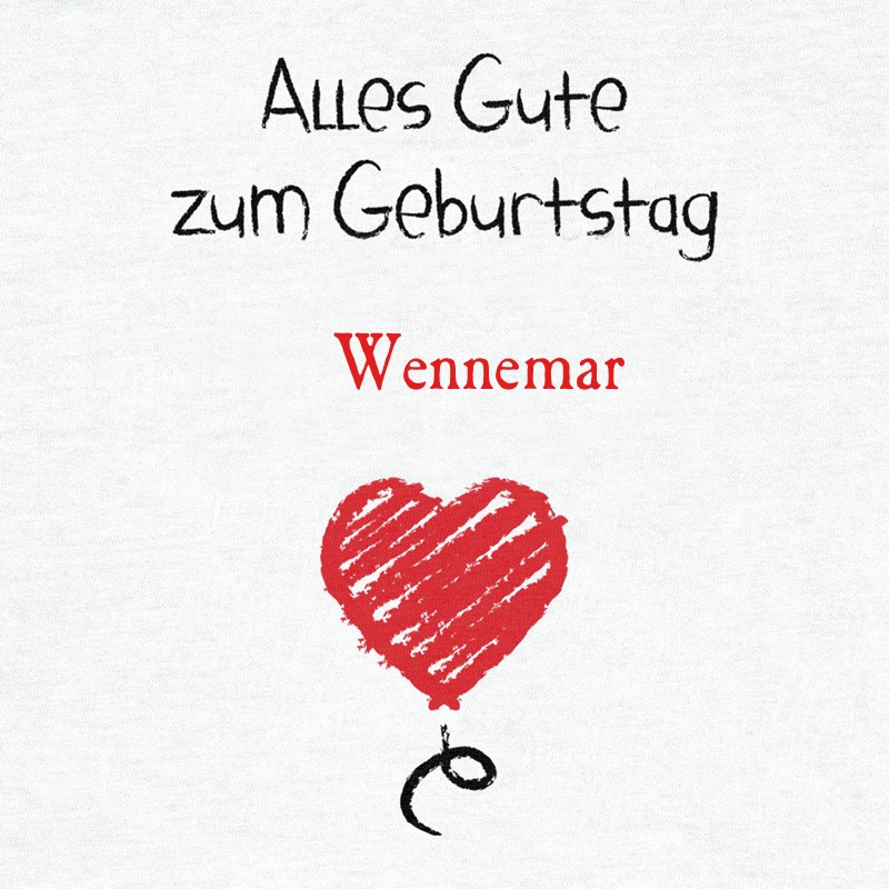 Herzlichen Glückwunsch zum Geburtstag, Wennemar Herzlichen Glückwunsch zum Geburtstag, Wennemar
