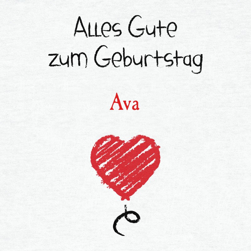 Herzlichen Glückwunsch zum Geburtstag, Ava Herzlichen Glückwunsch zum Geburtstag, Ava